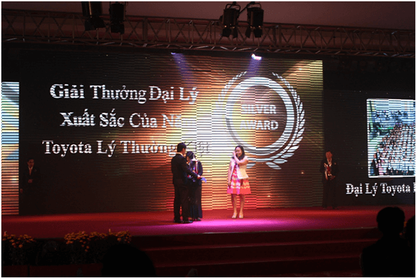 Nhiều năm liền đạt giải thưởng đại lý xuất sắc của năm do Toyota Việt Nam trao