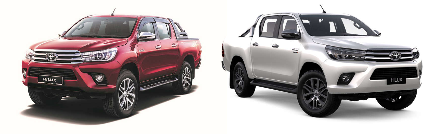 Toyota Hilux 2016 mẫu mới thêm hai màu mới : Đỏ và trắng