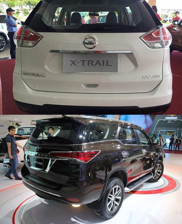 So sánh Nissan X-trail và Toyota Fortuner hoàn toàn mới tại Việt Nam