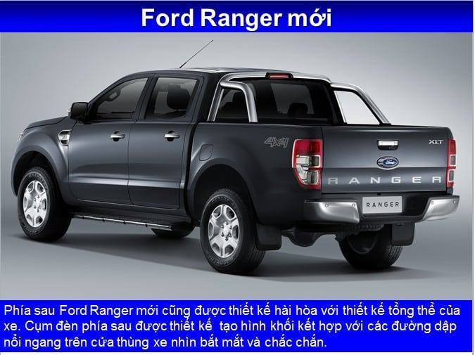 Ford Ranger 2017 - 2018 mới (Đuôi xe)