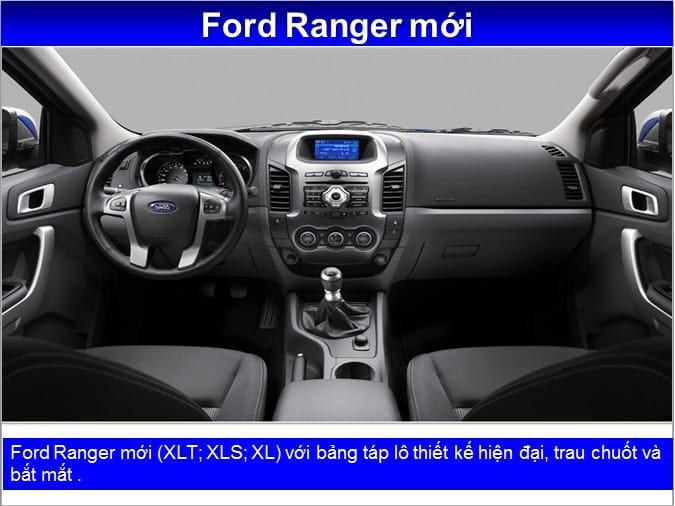 Ford Ranger 2017 - 2018 mới nhất (Nội thất xe)