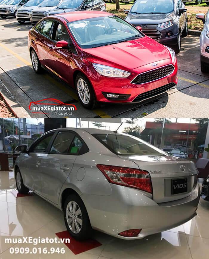 So sánh Ford Focus và Toyota Vios (chế độ vận hành)