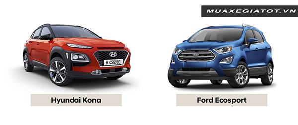 So sánh Hyundai Kona 1.6 Turbo và Ford Ecosport 1.0L Ecoboost Turbo (Hai bản cao cấp nhất)
