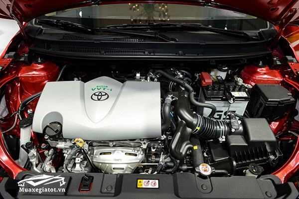 Toyota đều trang bị cho hai mẫu xe Vios G và Yaris G khối động cơ 1.5L 2NR - FE