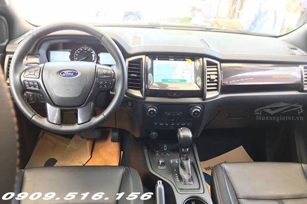 Nội thất xe Ford Ranger Wildtrak 2019 2.0 Bi Turbo
