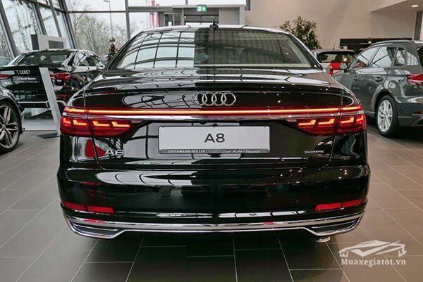 Đuôi xe Audi A8 2019, Audi A8 2018 mới, Audi A8L 2019, Giá xe Audi A8 (Muaxegiatot.vn)