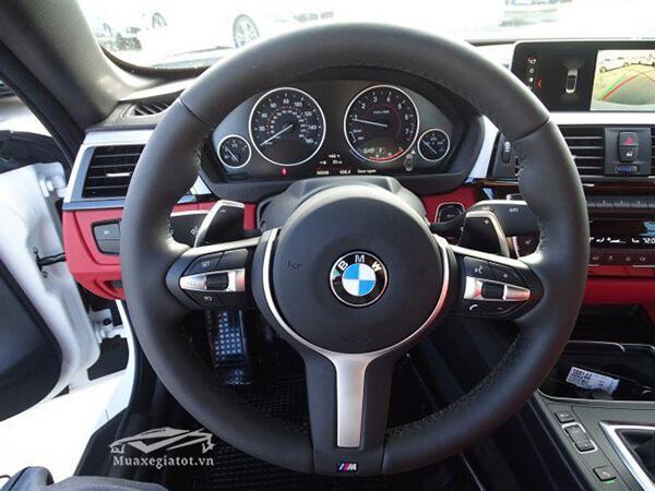 BMW 430i Convertible 2018-2019 mui trần, vô lăng xe