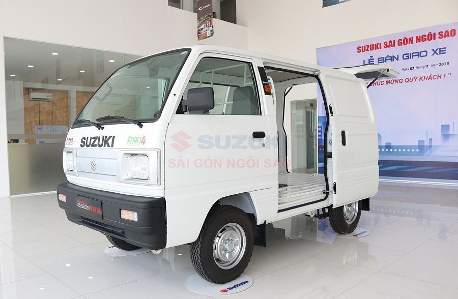 Xe Tải Suzuki Blind Van 500Kg Vào Thành Phố Giờ Cao Điểm Giá Rẻ
