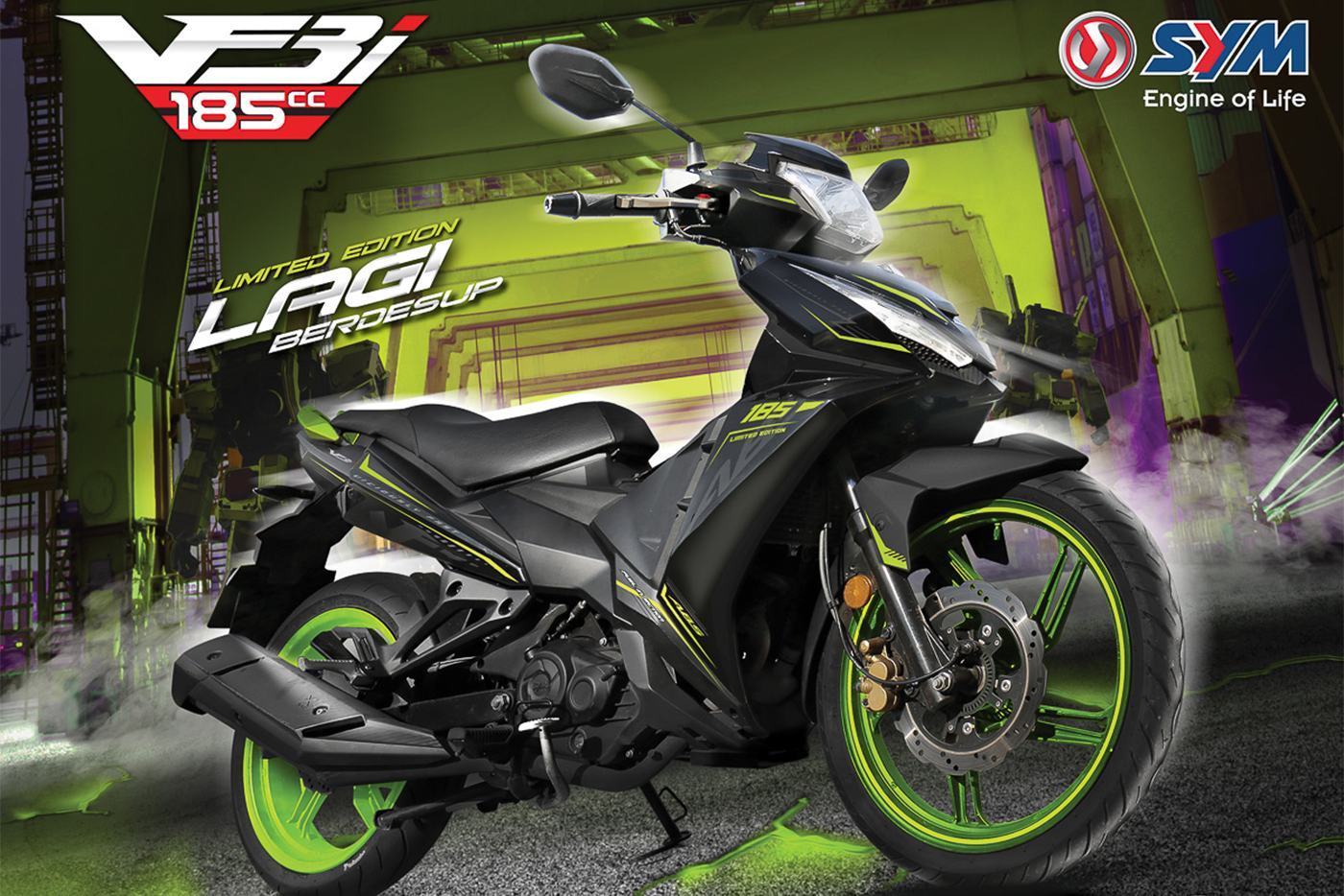 2020 sym vf3i limited edition le launch price malaysia 185cc super moped 7