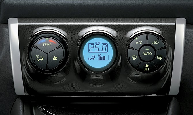 Hệ thống điều hòa tự động trên Toyota Vios G