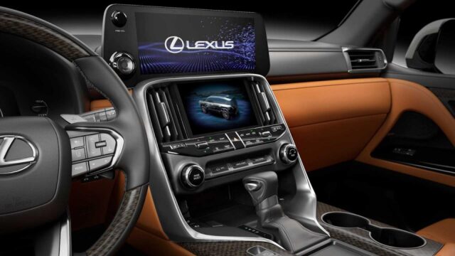 Lexus LX600 2022 có nhiều tiện nghi.