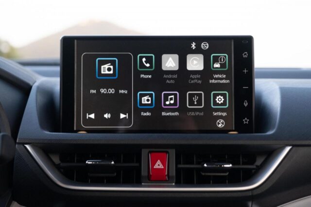 Toyota Veloz Cross 2022 sở hữu màn hình 9 inch.