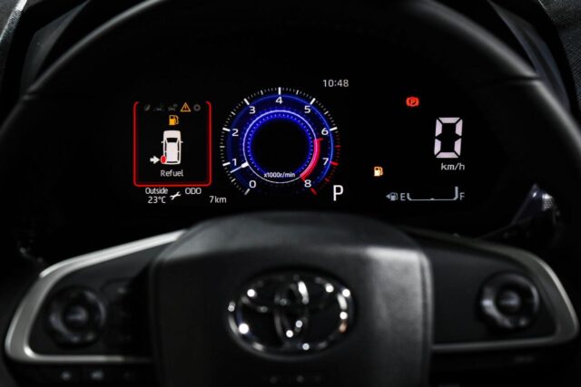Toyota Veloz 2022 sở hữu màn hình đa thông tin 7 inch.