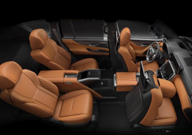 Ghế xe Lexus LX600 VIP có tính năng massage.