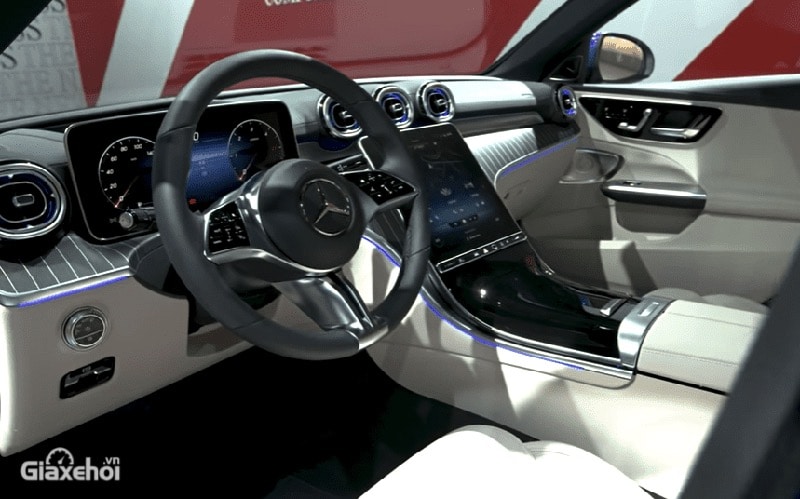 Nội thất xe Mercedes C200 Avantgarde Plus 2022