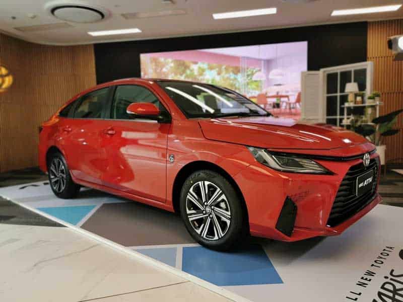 Toyota Vios 2023 dùng nền tảng mới.