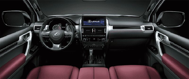 Lexus GX460 2023 sở hữu khoang lái mới.