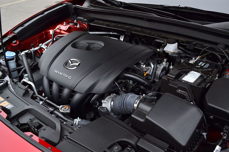 Mazda CX-30 2023 sở hữu động cơ SkyActiv-G quen thuộc.